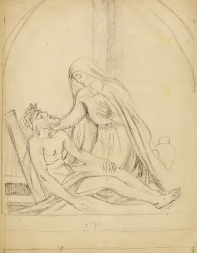 Studie zu einer Pietà von Arthur-Joseph Gueniot