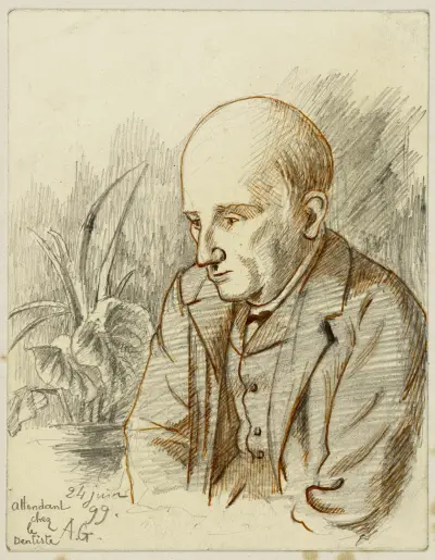 Le patient (attendant chez le dentiste), Arthur-Joseph Gueniot