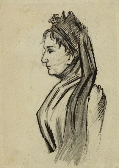 Marquise de L’Espinay, geb. Benoit d’Azy von Arthur-Joseph Gueniot