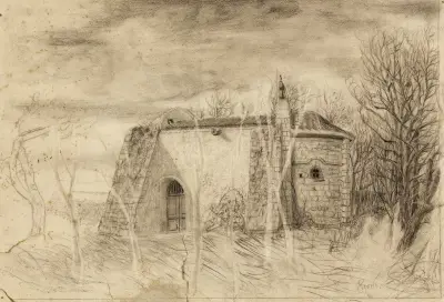 Petite chapelle à Riom en Auvergne, Arthur-Joseph Gueniot