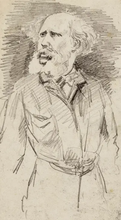 Bildnis eines bärtigen Mannes von Arthur-Joseph Gueniot