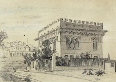 Ett palats i Alger av Arthur-Joseph Gueniot