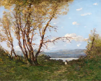 Ett landskap av Henri-Joseph Harpignies