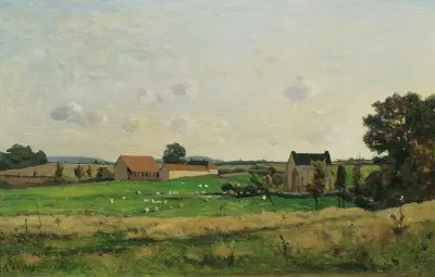 Godset Saulce (Dept. Gonne) av Henri-Joseph Harpignies