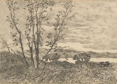 Le Cap Martin av Henri-Joseph Harpignies