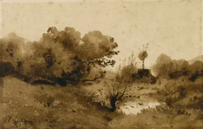 Mare av Henri-Joseph Harpignies