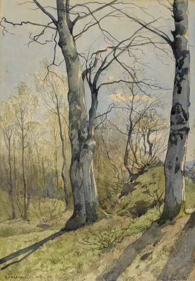 Skogslandskap av Henri-Joseph Harpignies