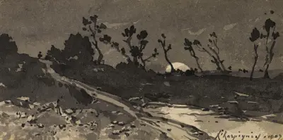 Pejzażyk, 1907, Henri-Joseph Harpignies