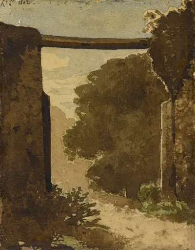 Port (Porte) av Henri-Joseph Harpignies