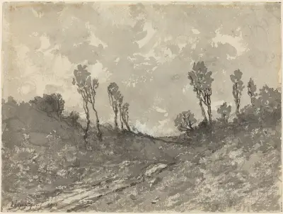 Vägen vid Hérisson av Henri-Joseph Harpignies