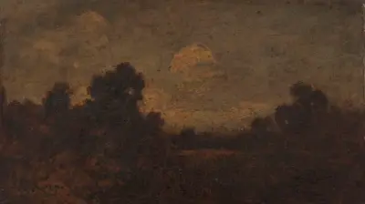 I skogen av Henri-Joseph Harpignies