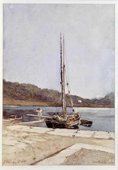 Villefranche av Henri-Joseph Harpignies