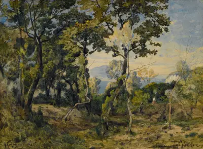 Villefranche av Henri-Joseph Harpignies
