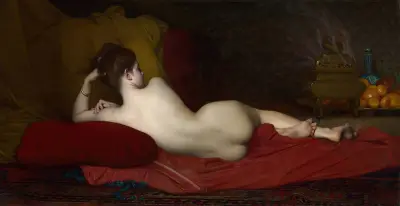 Odalisque, 1874 av Jules Joseph Lefebvre