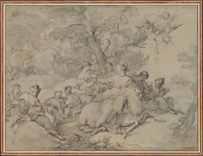 Rape of Europa, Charles Joseph Natoire