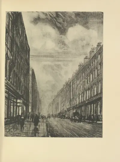 Baker Street av Joseph Pennell