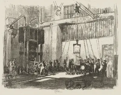 Bottling the Big Shell av Joseph Pennell