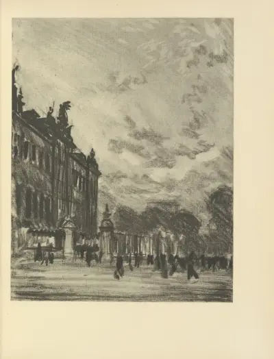 Buckingham Palace av Joseph Pennell