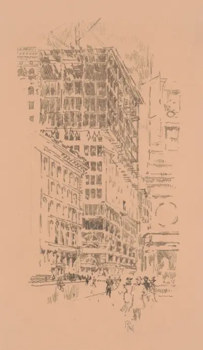 Building the building av Joseph Pennell
