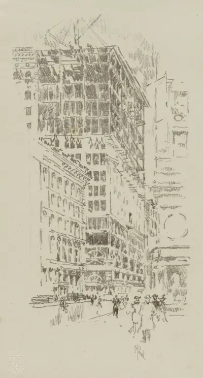 Stavba budovy, 1905 – č. 1, Joseph Pennell
