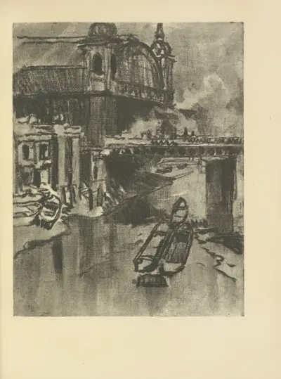 Cannon Street Station av Joseph Pennell