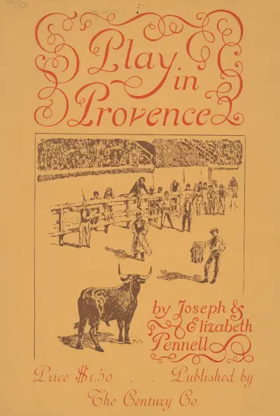 Play in Provence Contributor Names av Joseph Pennell