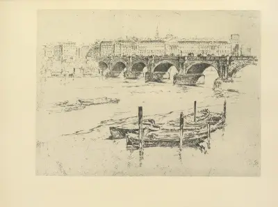 Somerset House av Joseph Pennell
