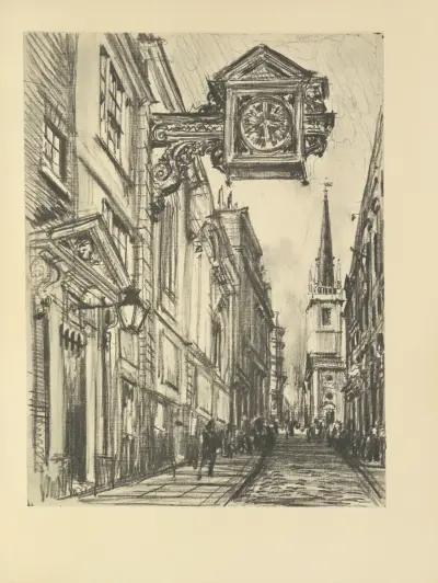 St. Mary-at-Hill av Joseph Pennell