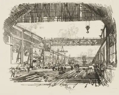 Steel Bars for Shells av Joseph Pennell