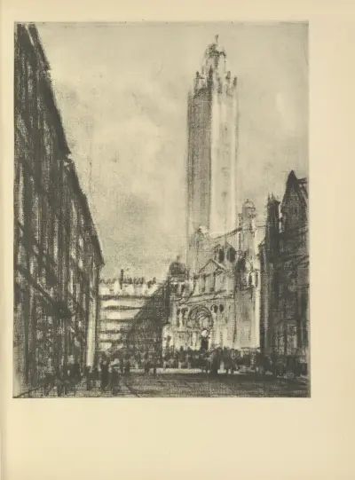 Katedralen, Westminster av Joseph Pennell