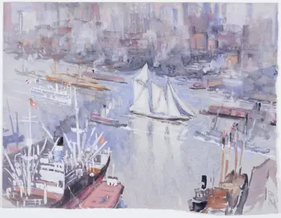 Skonaren av Joseph Pennell