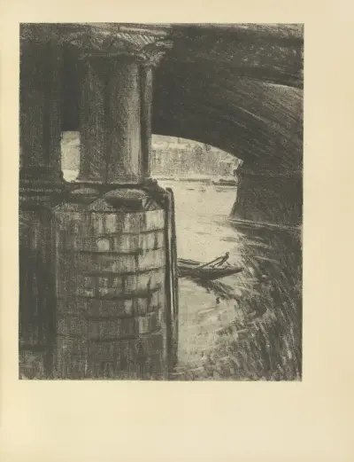 Under Blackfriars av Joseph Pennell