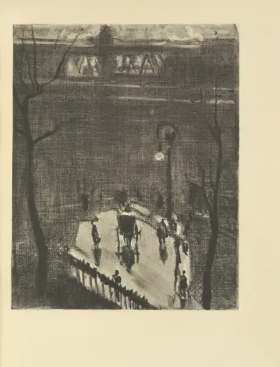 Under Charing Cross av Joseph Pennell