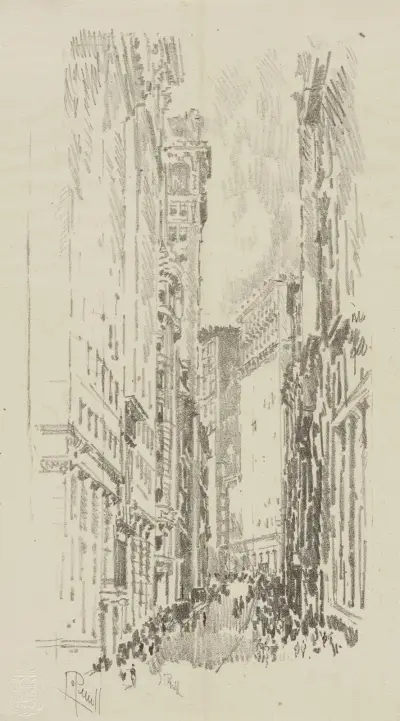 William Street av Joseph Pennell
