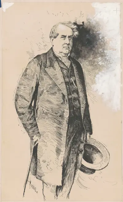 William Wilson Corcoran av Joseph Pennell