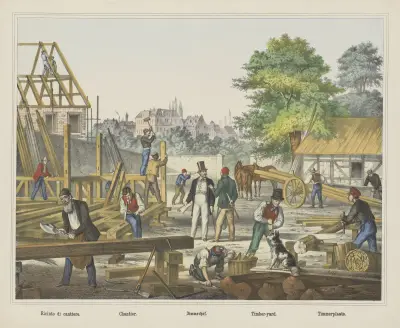 Holzlagerplatz von Joseph Scholz