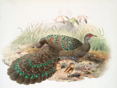 Polyplectron Germaini. av Joseph Smit