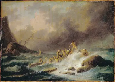A Shipwreck av Claude-Joseph Vernet