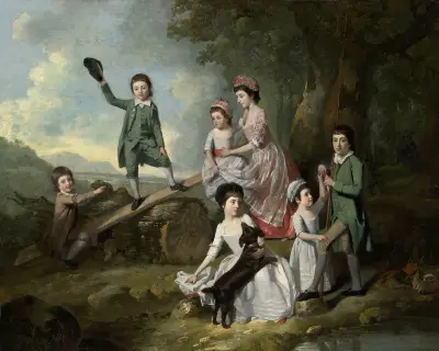 The Lavie Children av Johan Joseph Zoffany