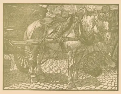 Förspänt häst av Johannes Josephus Aarts