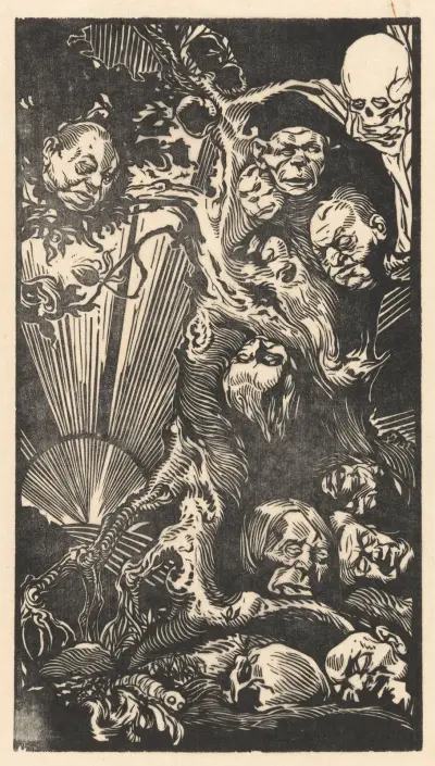 Träd med fantastiska kronor av Johannes Josephus Aarts