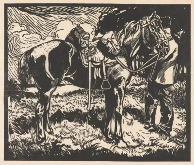 Cavaleriepaard av Johannes Josephus Aarts