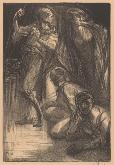 De Dood met twee mannen en een vrouw av Johannes Josephus Aarts