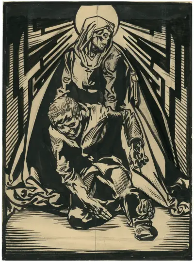 Döden och en tiggare av Johannes Josephus Aarts
