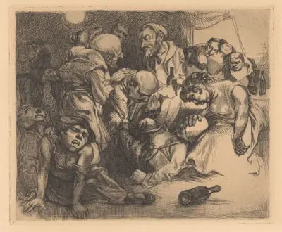 Drinkgelag av Johannes Josephus Aarts