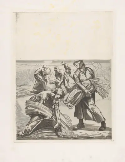 Korenoogst av Johannes Josephus Aarts