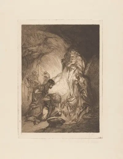 Mannen en vrouwen in een grot. – nr 1 av Johannes Josephus Aarts