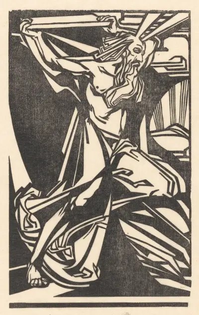 Moses med lagtavlorna av Johannes Josephus Aarts