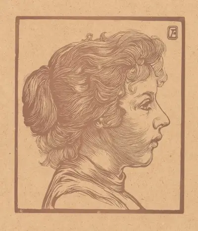 Porträtt av en okänd kvinna av Johannes Josephus Aarts