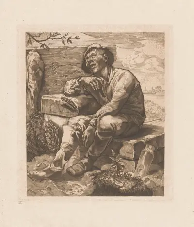 Sovande polderpojke av Johannes Josephus Aarts
